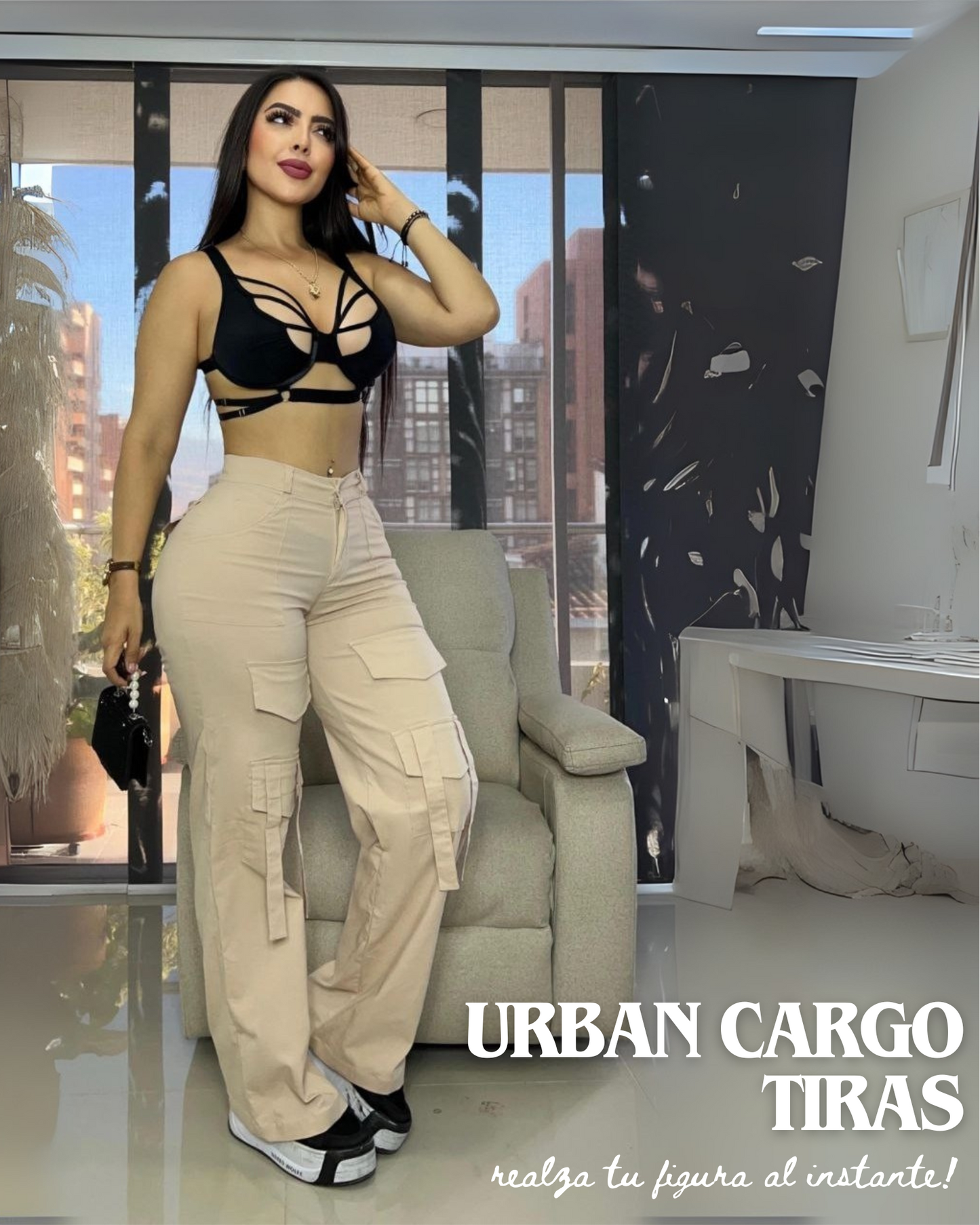 PANTALON CARGO TIRAS