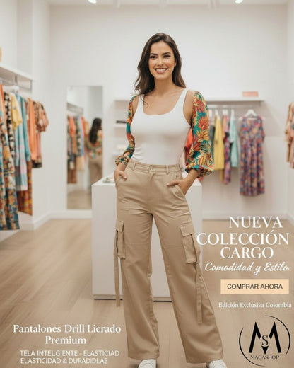 PANTALON CARGO TIRAS