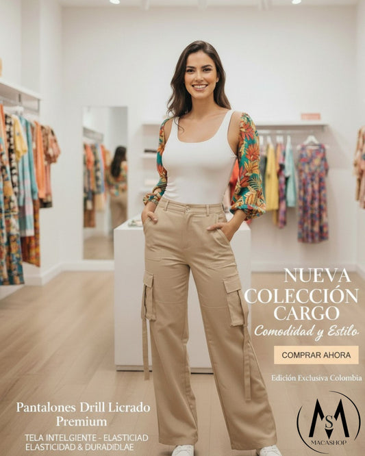 PANTALON CARGO TIRAS