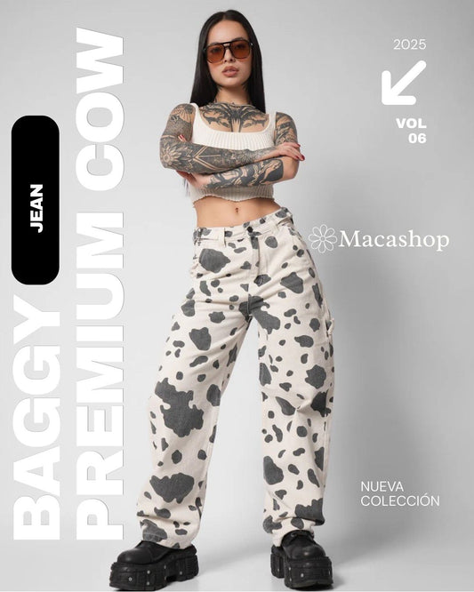 JEANS BAGGY COW🐮